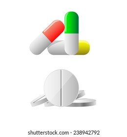 Medicine icon set