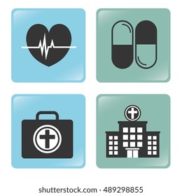 medicine icon set