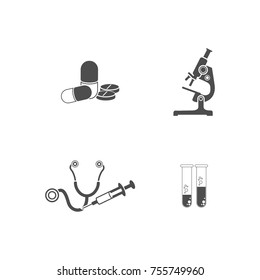 medicine icon set