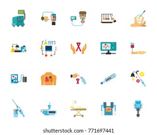 Medicine icon set