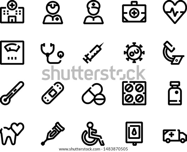 Medicine icon set, 32x32\
pixel perfect