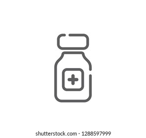 Medicine icon. Simple medicine pills vector design.