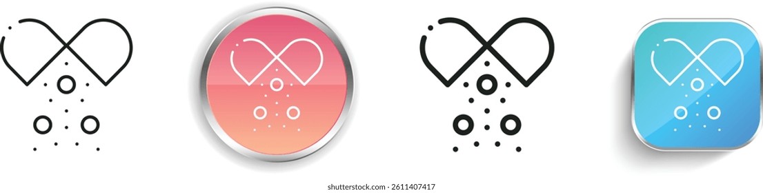 medicine icon. Thin Linear, Regular and Button Style Design Isolated On White Background
