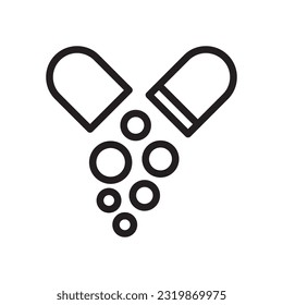 Icono De Medicina En Vector De Diseño De Moda Eps 10
