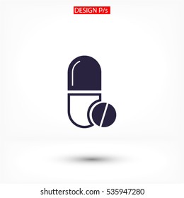 Medicine Icon Vector 10 EPS