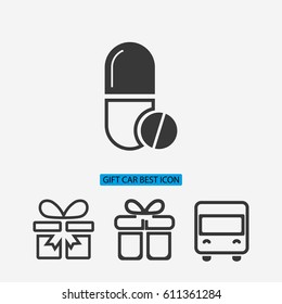 Medicine icon Vector 10 EPS