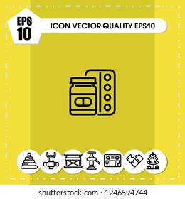 Medicine icon vector