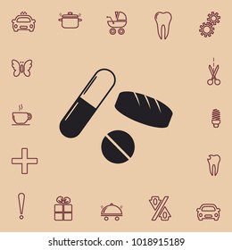 Medicine icon, vector design