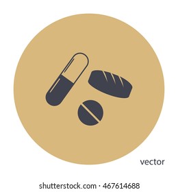 Medicine icon, vector design