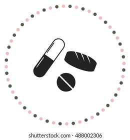 Medicine icon, vector design