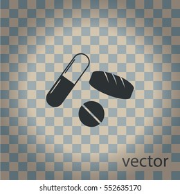 Medicine icon, vector design