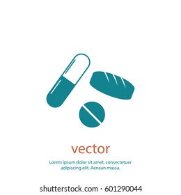 Medicine icon, vector design