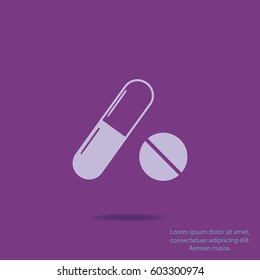 Medicine icon, vector design
