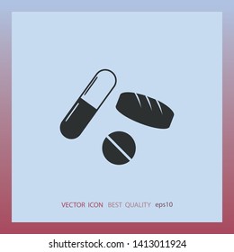 Medicine icon, vector design element