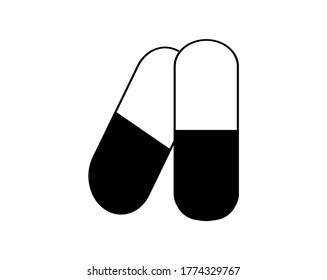 Vector de icono de medicina, es editable
