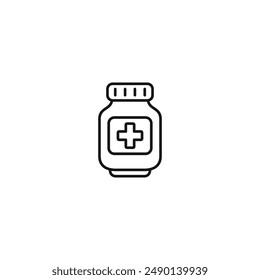 Medicine icon vector. EPS 10 editable vector