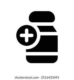 medicine icon. vector glyph icon for your website, mobile, presentation, and logo design.