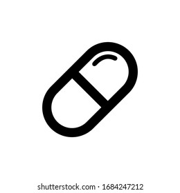Medicine icon. vector illustration logo template for many purpose. Isolated on white background