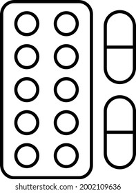 Medicine icon vector image. Can also be used for web apps, mobile apps and print media.