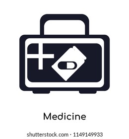 Medicine icon vector isolated on white background for your web and mobile app design, Medicine logo concept