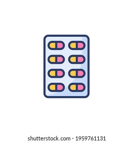 Medicine icon in vector. Logotype