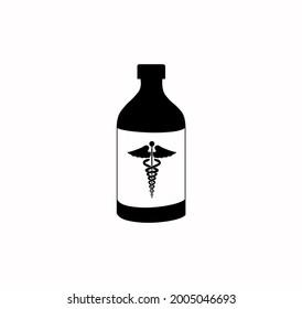 Medicine icon vector on a white background