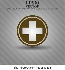 medicine icon vector symbol flat eps jpg app web concept website
