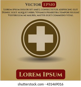 medicine icon vector symbol flat eps jpg app web concept website