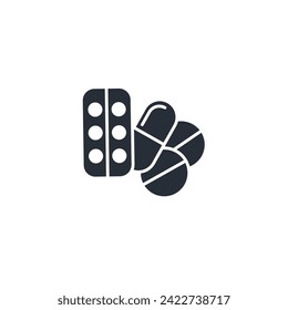 Medicine icon. vector.Editable stroke.linear style sign for use web design,logo.Symbol illustration.
