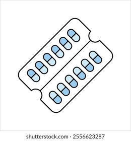 medicine icon with white background vector stock illustration