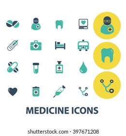 medicine icons
