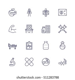 Medicine icons