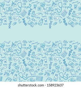 Medicine icons background