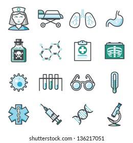 Medicine icons set 02, Harmony series