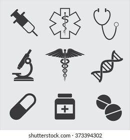 Medicine Icons Set