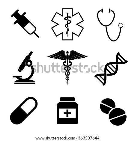 Medicine Icons Set