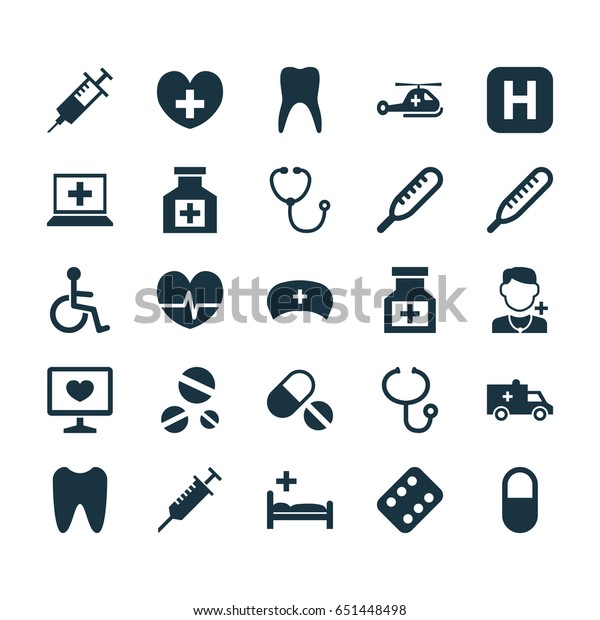 Medicine Icons Set. Collection Of Copter,\
Database, Remedy And Other Elements. Also Includes Symbols Such As\
Pellets, Ache,\
Mercury.