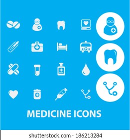 Medizin-Ikonen-Set, Vektorgrafik