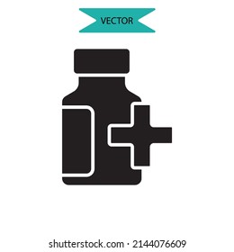 medicine icons  symbol vector elements for infographic web