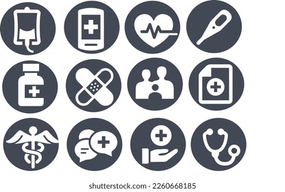 Medicine Icons vector design health