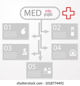 medicine infographics. Vector