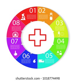 medicine infographics. Vector