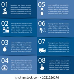 medicine infographics. Vector