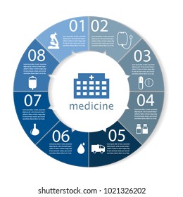 medicine infographics. Vector