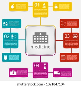 medicine infographics. Vector