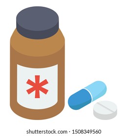 
Medicine jar, bottle container for pills, capsules and tablets etc 
