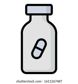 
Medicine Jar Isolated Vector icon which can be easily modified or edit
