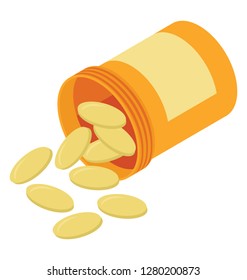 A medicine jar to store tablets