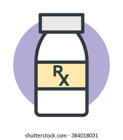 Medicine Jar Vector Icon