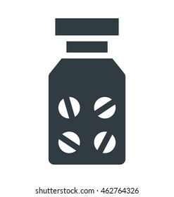 Medicine Jar Vector Icon